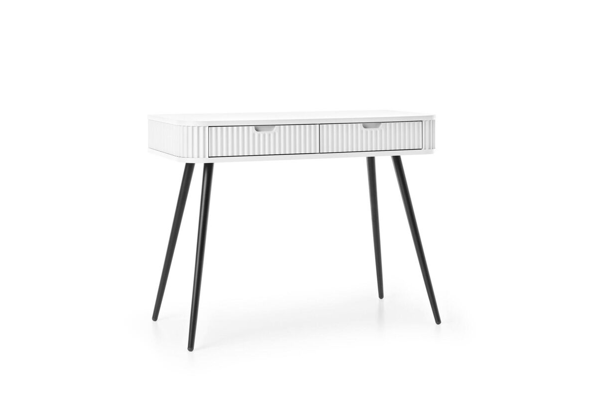 Mesa consola zova 103x49x80 blanco, negro