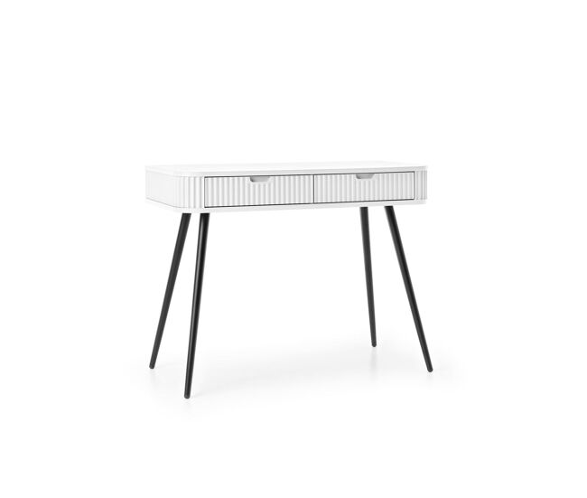 Mesa consola zova 103x49x80 blanco, negro