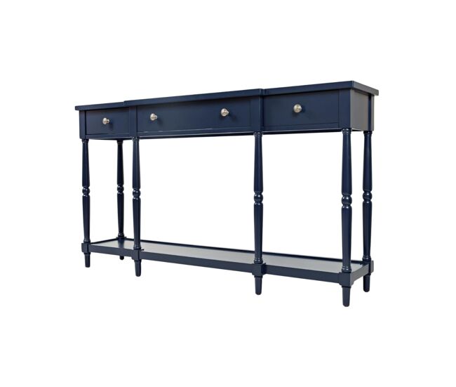 Mesa consola avola 153x36x87 azul