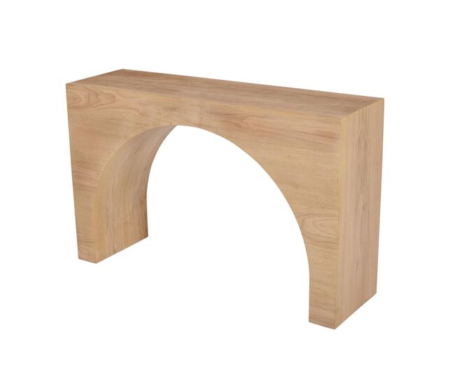 Mesa consola avola 122x36x76 beige