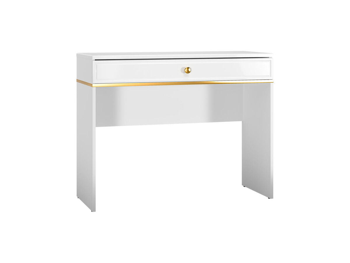 Mesa consola goldin 100x40x79 blanco