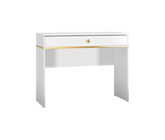 Mesa consola goldin 100x40x79 blanco