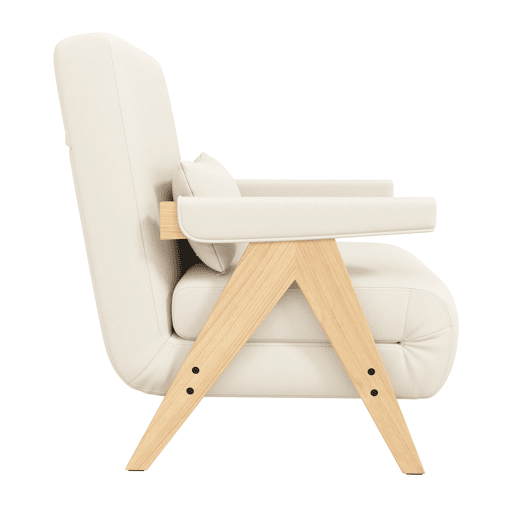 Poltrona conversível 3 em 1 - Função cama, reclinável, para sala, quarto e escritório - Bege