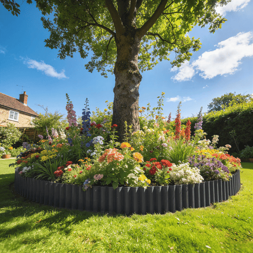 Outsunny Cerca de Jardim Metálica, 650x20 cm, Cerca de Jardim Exterior em Aço Galvanizado Ondulado Resistente, Fácil de Instalar, para Horta, Pátio, Terraço, Relvado, Cinzento Escuro