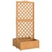 Jardinera con Enrejado Madera de Abeto Outsunny Jardinera con Enrejado Madera de Abeto Outsunny Marrón