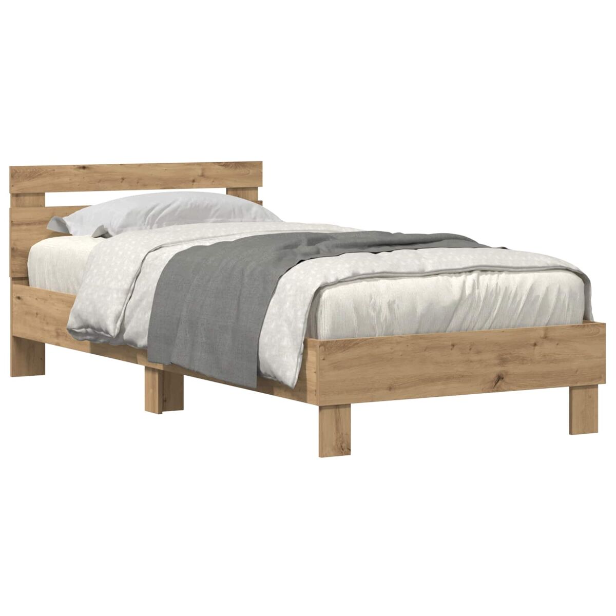 Estructura de cama individual para adultos 80x193