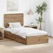Estructura de cama individual para adultos 93x203 Estructura de cama individual para adultos 93x203 Gris