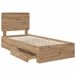 Estructura de cama individual para adultos 93x203 Estructura de cama individual para adultos 93x203 Gris