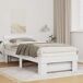 Estructura de cama individual para adultos Estructura de cama individual para adultos Blanco