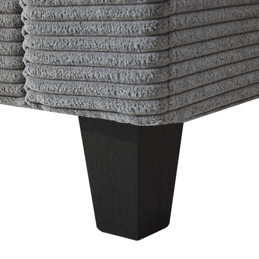 Sofá moderno em forma de L para 4 pessoas - Conversível, com consola, 2 porta-copos, portas USB, cinza Sofá moderno em forma de L para 4 pessoas - Conversível, com consola, 2 porta-copos, portas USB, cinza