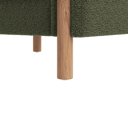 Cadeira moderna com braços - Poltrona individual confortável com almofada grossa - Verde Cadeira moderna com braços - Poltrona individual confortável com almofada grossa - Verde
