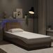 Estructura de cama individual para adultos 105x218 Estructura de cama individual para adultos 105x218 Blanco
