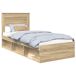 Estructura de cama individual para adultos 78x200 Estructura de cama individual para adultos 78x200 Gris