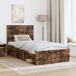 Estructura de cama individual para adultos 103x210 Estructura de cama individual para adultos 103x210 Gris