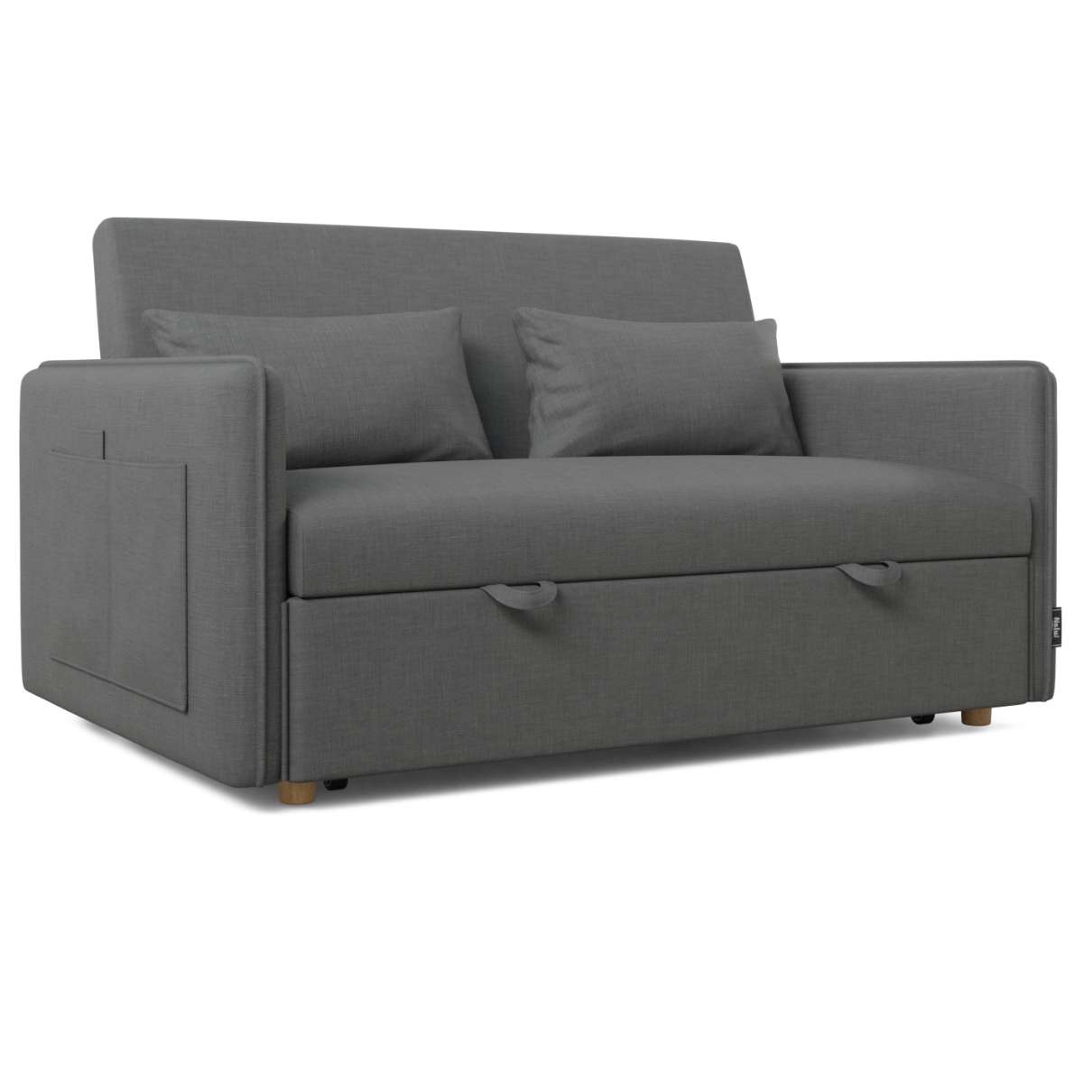 Sofá cama nest 2 nalui gris antracita 2 plazas (139x100x80cm)