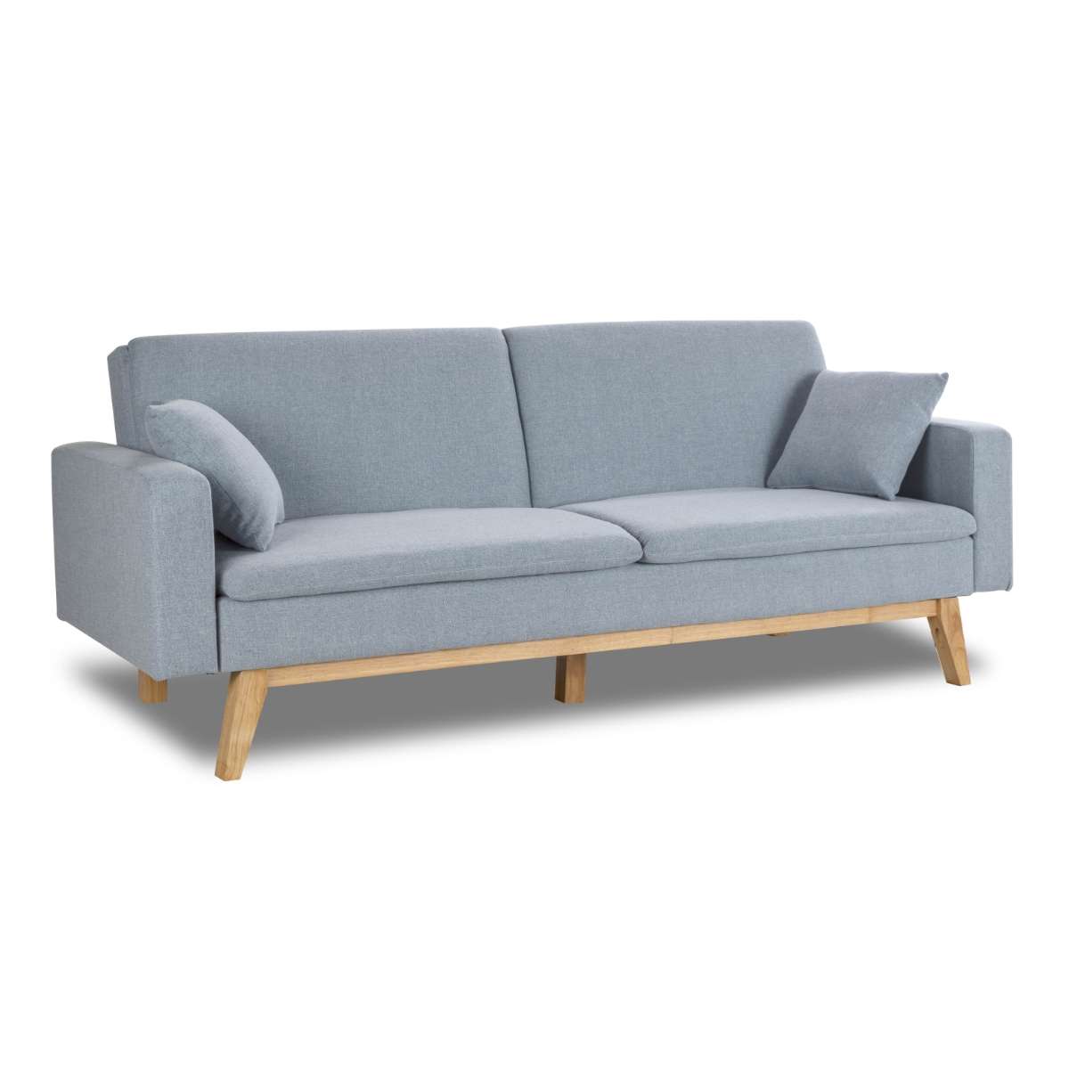 Sofá cama reine nalui azul celeste 3 plazas