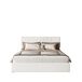 Cama abatible con cabecero ajustable, puerto USB/USB-C 144x202 Cama abatible con cabecero ajustable, puerto USB/USB-C 144x202 Blanco