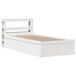 Estructura de cama individual para adultos 81x215 Estructura de cama individual para adultos 81x215 Blanco