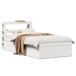 Estructura de cama individual para adultos 81x215 Estructura de cama individual para adultos 81x215 Blanco