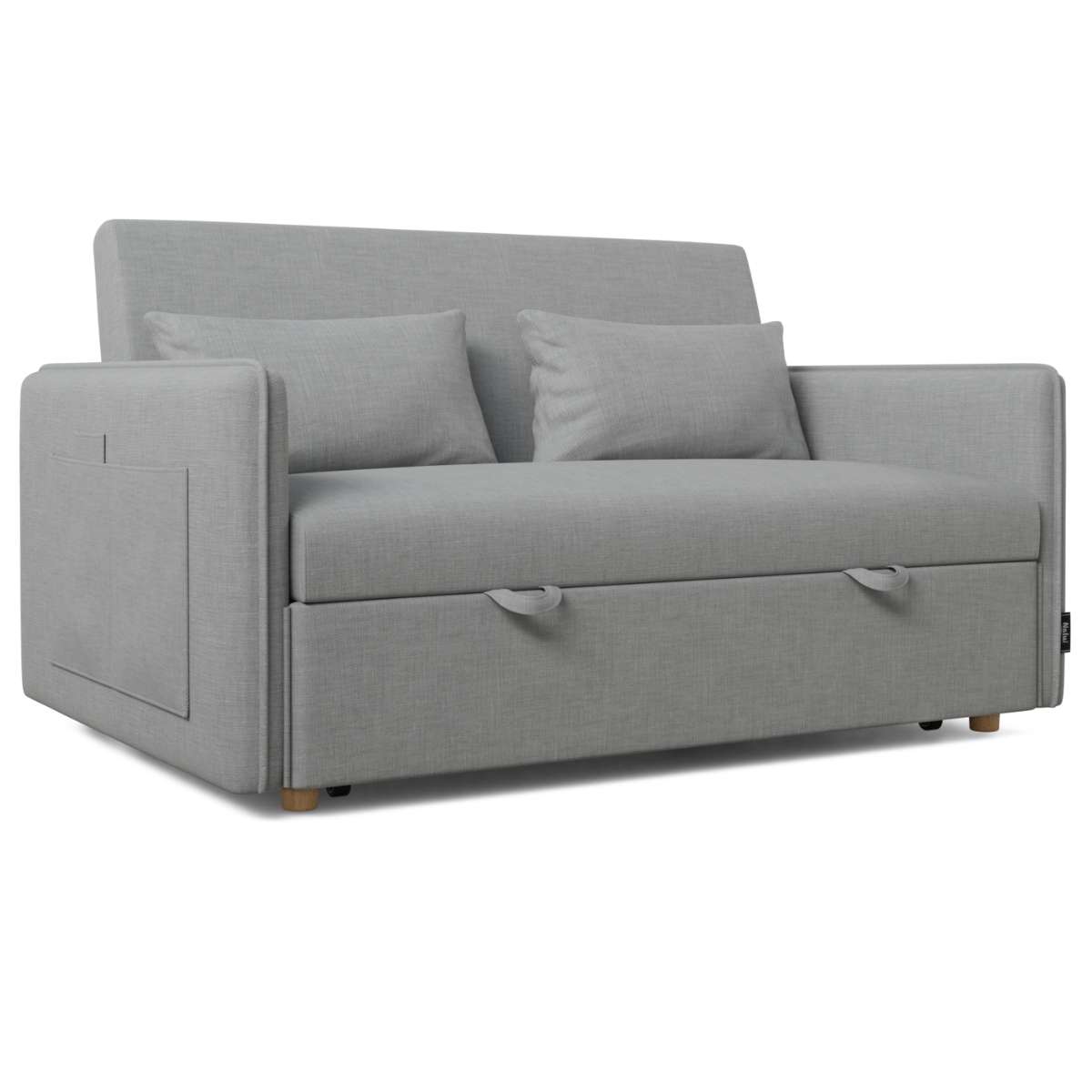 Sofá cama nest 2 nalui gris 2 plazas (139x100x80cm)