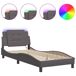 Estructura de cama individual para adultos 95x208 Estructura de cama individual para adultos 95x208 Blanco