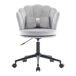 Silla de escritorio de terciopelo Silla de escritorio de terciopelo Gris