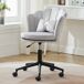 Silla de escritorio de terciopelo Silla de escritorio de terciopelo Gris