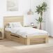 Estructura de cama individual para adultos 102x210 Estructura de cama individual para adultos 102x210 Madera Clara