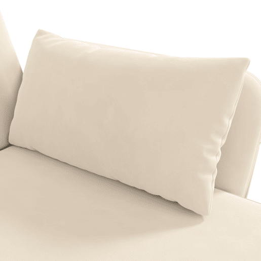 Sofá-cama moderno de 3 lugares - Sofá de canto com função de cama - Bege