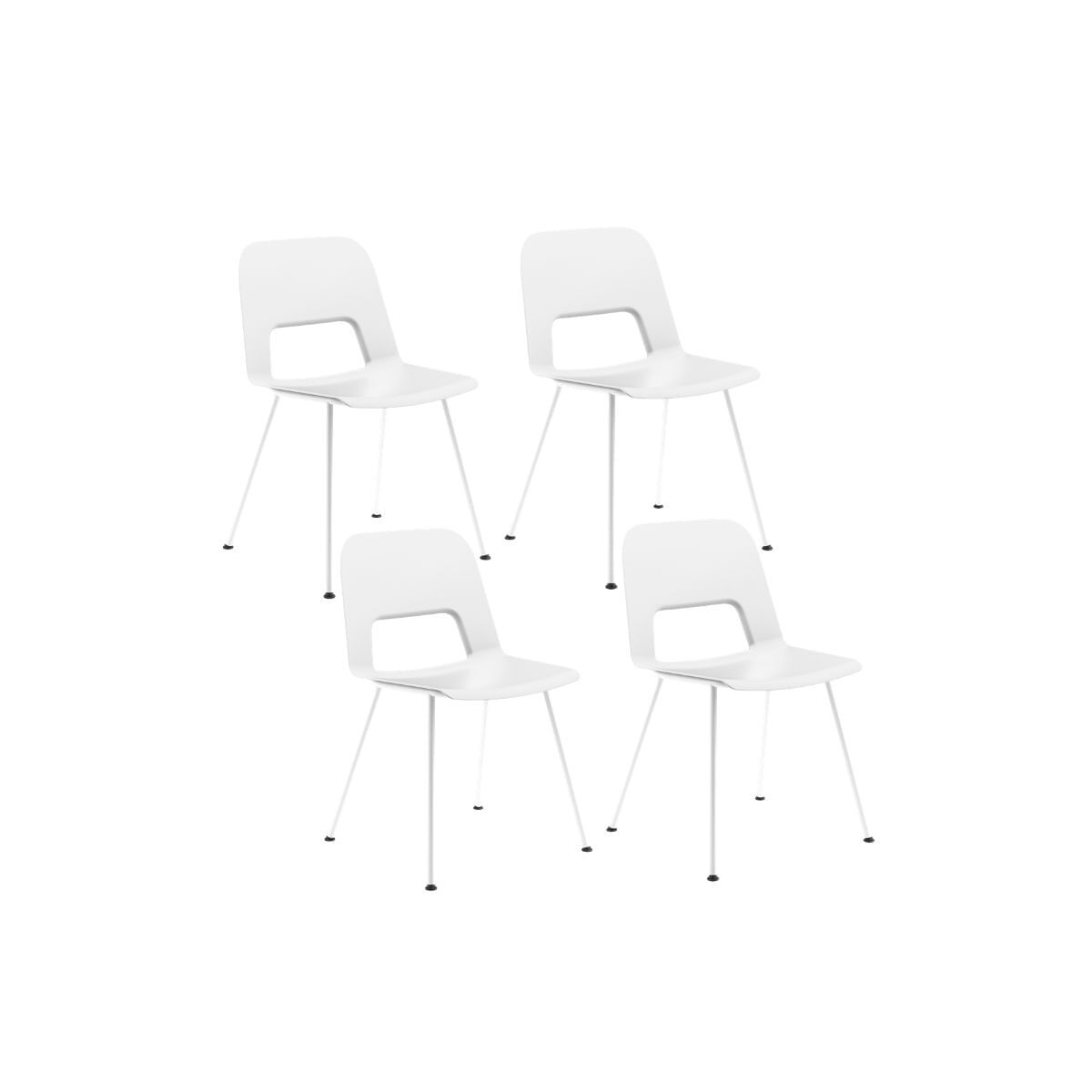 Pack de  sillas de exterior Zip apilables