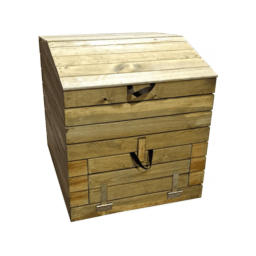 Compostor de madeira 500L Douglas 80 x 80 x 85 cm