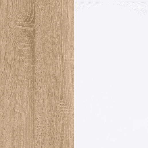 Sapateira Liam 55 Roble Canadian - Blanco Artik (Blanco Mate) 55 x 108 x 36 cm