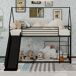 Cama alta para niños 194x185 Cama alta para niños 194x185 Negro