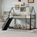 Cama alta para niños 194x185 Cama alta para niños 194x185 Negro