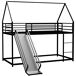 Cama alta para niños 194x185 Cama alta para niños 194x185 Negro
