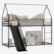 Cama alta para niños 194x185 Cama alta para niños 194x185 Negro