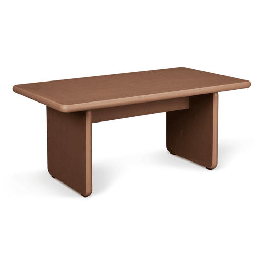 Mesa de centro Gäljami rectangular 100x55x44 cm Efeito nogueira en.casa