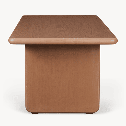 Mesa de centro Gäljami rectangular 100x55x44 cm Efeito nogueira en.casa