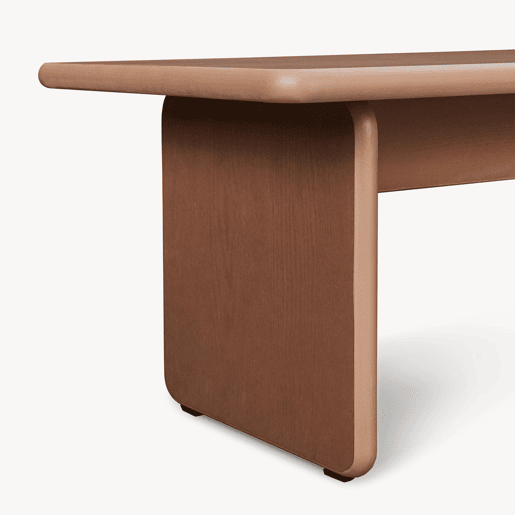 Mesa de centro Gäljami rectangular 100x55x44 cm Efeito nogueira en.casa