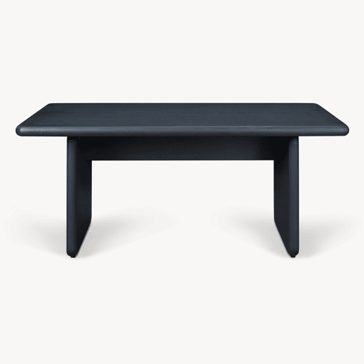 Mesa de centro Gäljami rectangular 100x55x44 cm Preto en.casa