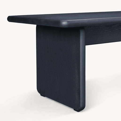 Mesa de centro Gäljami rectangular 100x55x44 cm Preto en.casa