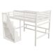 Cama alta para niños 192x205 Cama alta para niños 192x205 Blanco