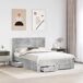 Estructura De Cama Doble Matrimonial 140x200 Estructura De Cama Doble Matrimonial 140x200 Gris
