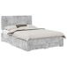 Estructura de cama matrimonial 143x203 Estructura de cama matrimonial 143x203 Gris