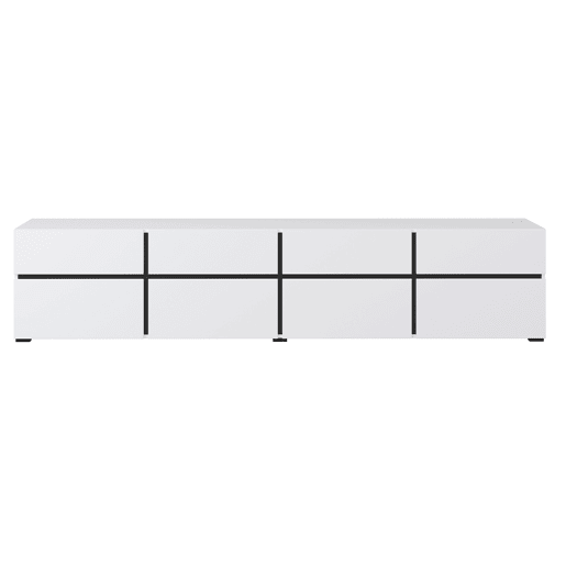 Suporte para TV 4 portas 225 cm Lilia Branco