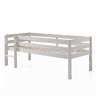 Cama de meia altura 90x200 base de ripas incluída Vipack Pino Branco