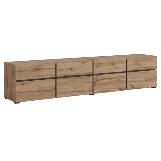 Suporte para TV 4 portas 225 cm Lilia Madeira