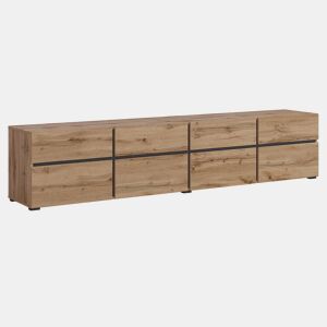 Suporte para TV 4 portas 225 cm Lilia Madeira