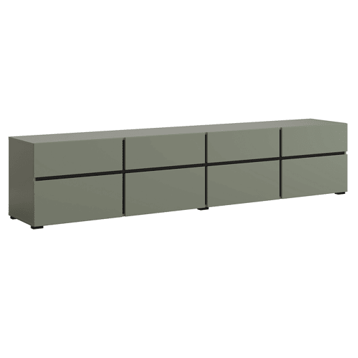 Suporte para TV 4 portas 225 cm Lilia Verde