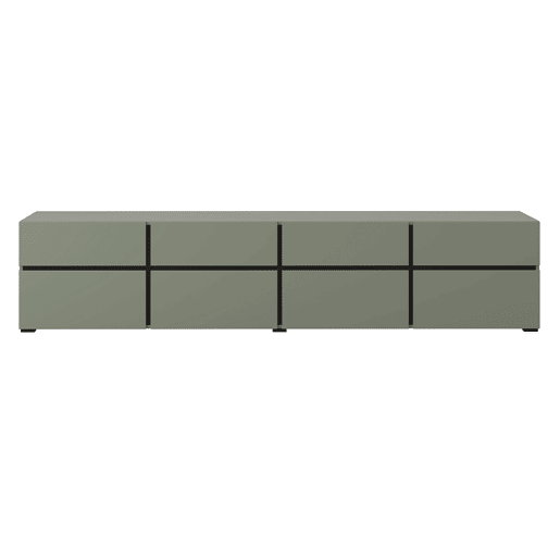 Suporte para TV 4 portas 225 cm Lilia Verde